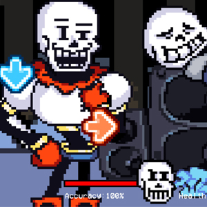 FNF: Great Papyrus and Sans play game