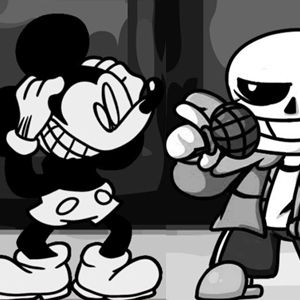 Friday Night Funkin: Suicide Mouse VS Sans