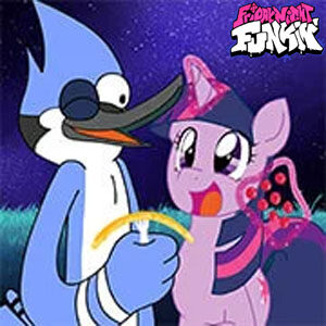Friday Night Funkin with Twilight Sparkle and Mordecai